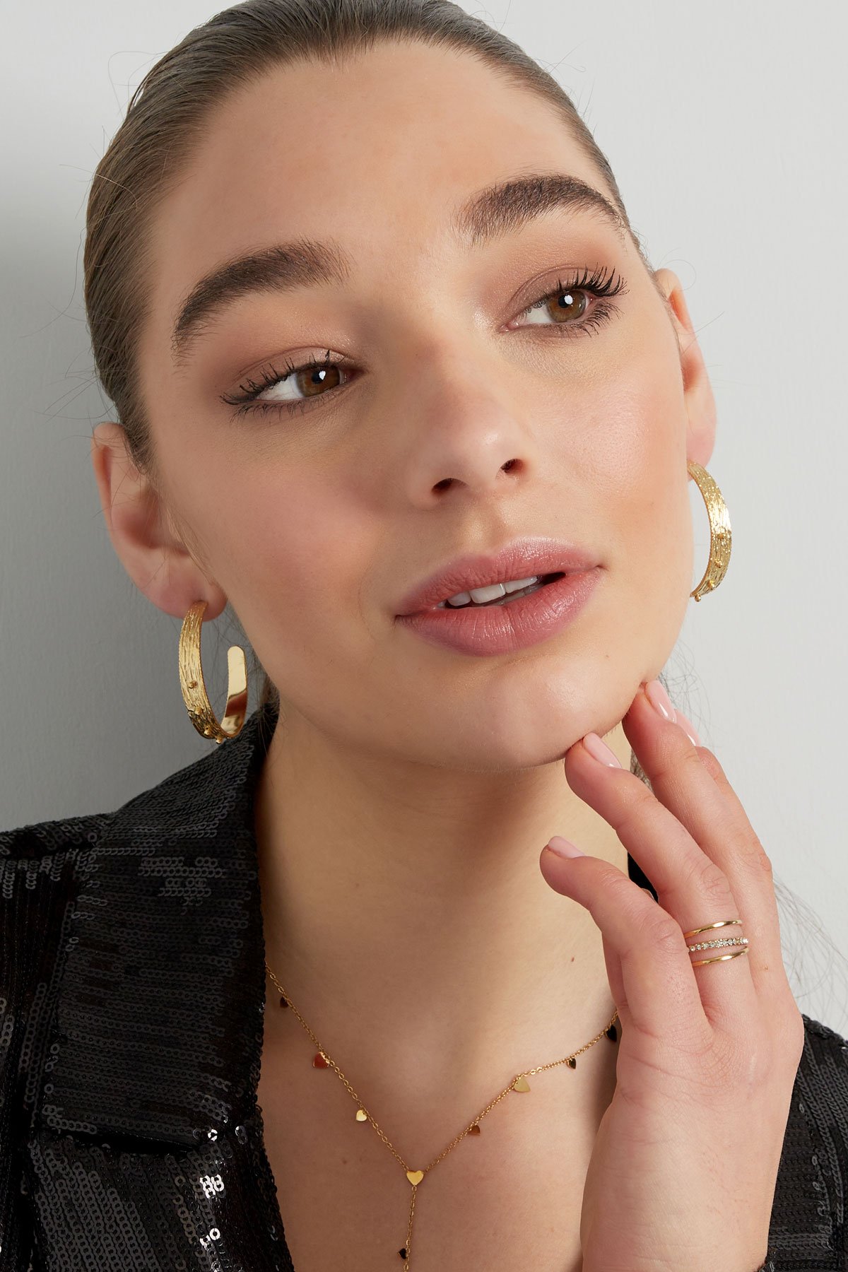 oorbellen maan studs