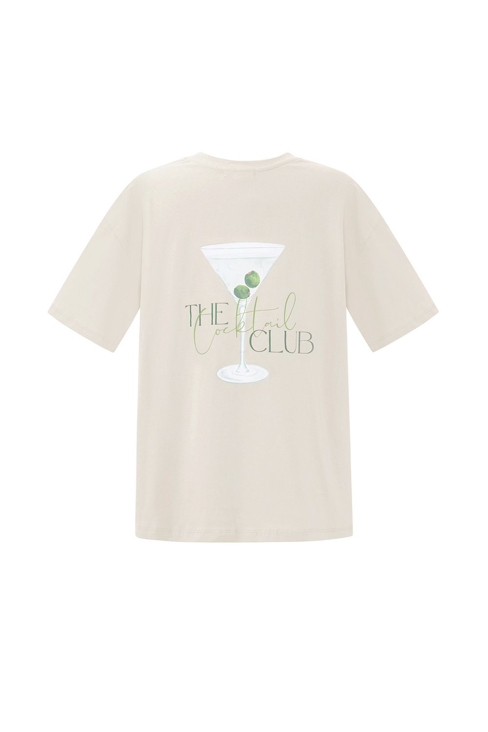 Cotton Knitted Women's T-shirt Casual Letters Picture3