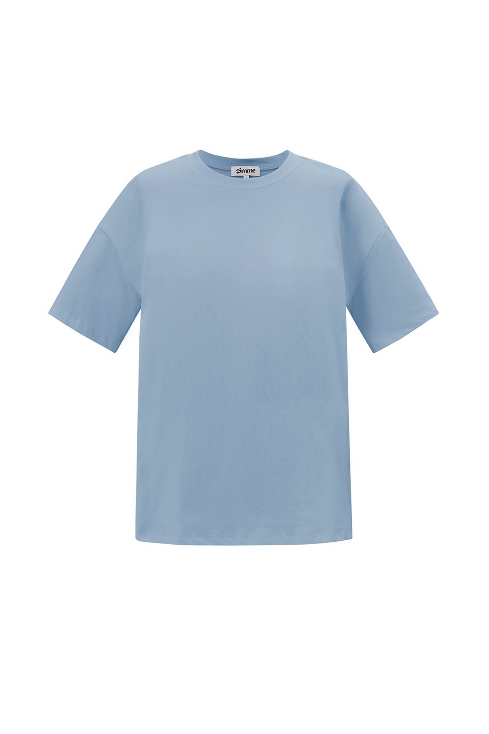 Cotton Knitted Women's T-shirt Casual Solid Color Picture8