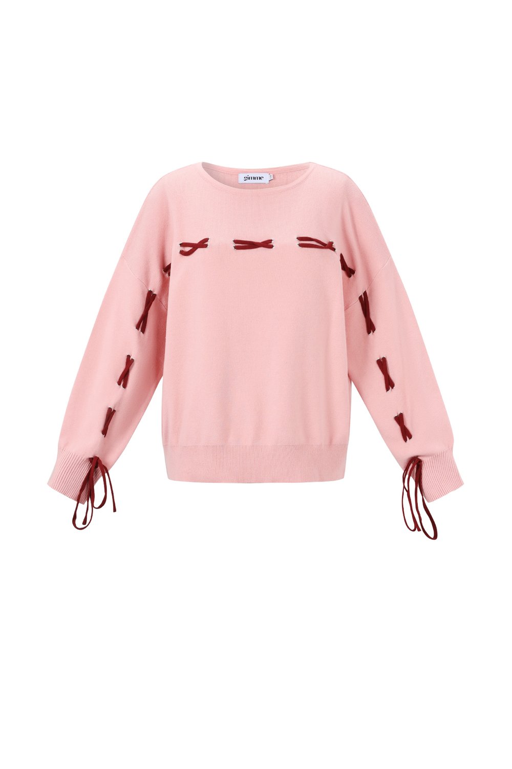 Knitted Viscose Women's Sweater Casual Color Clash Picture10