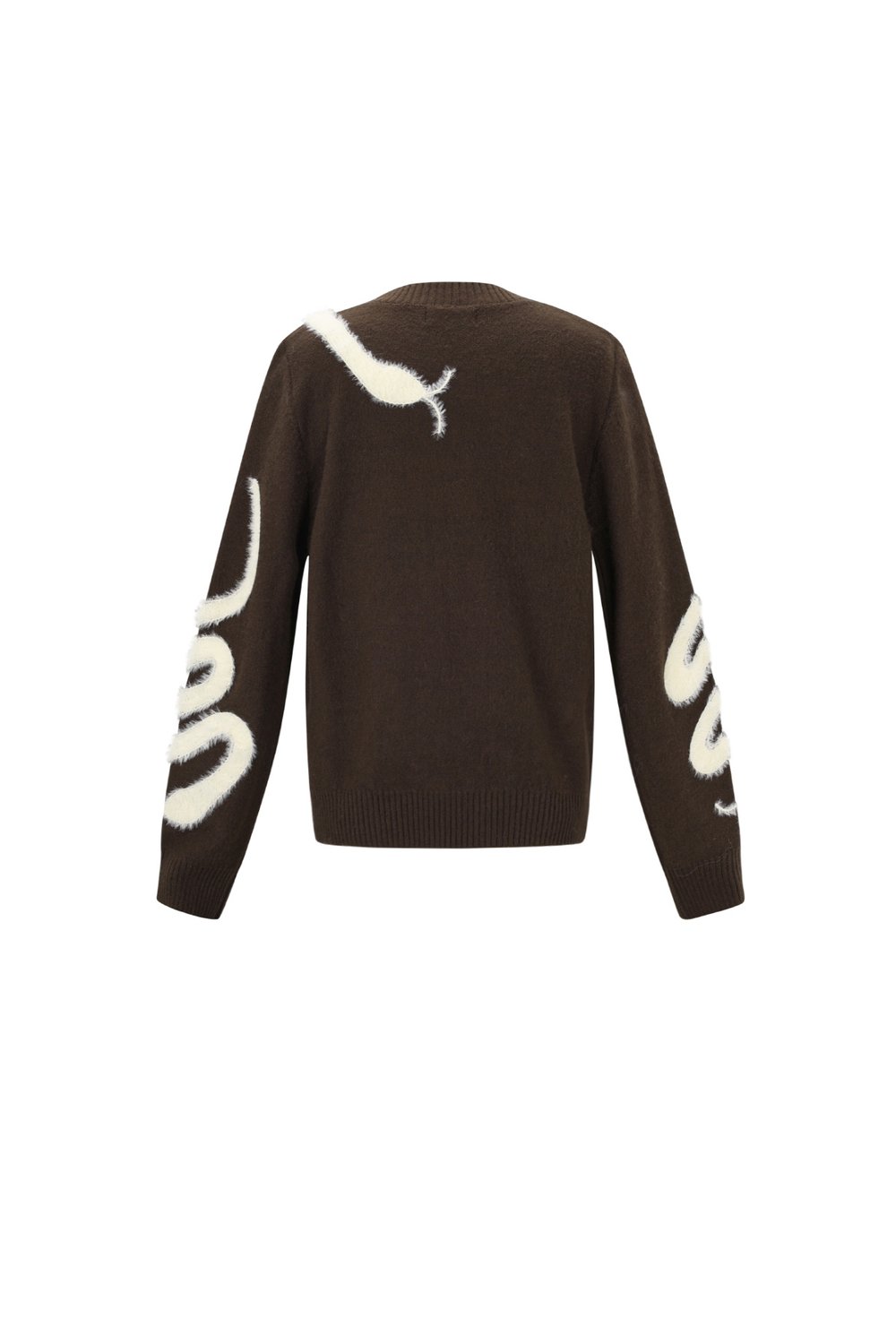 Gestrickte Polyesterfaser Damen Strickpullover Casual Farbkontrast h5Bild3