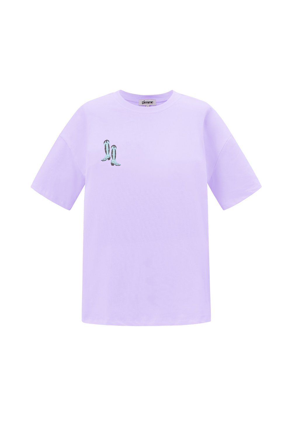 Cotton Knitted Women's T-shirt Casual Cartoon