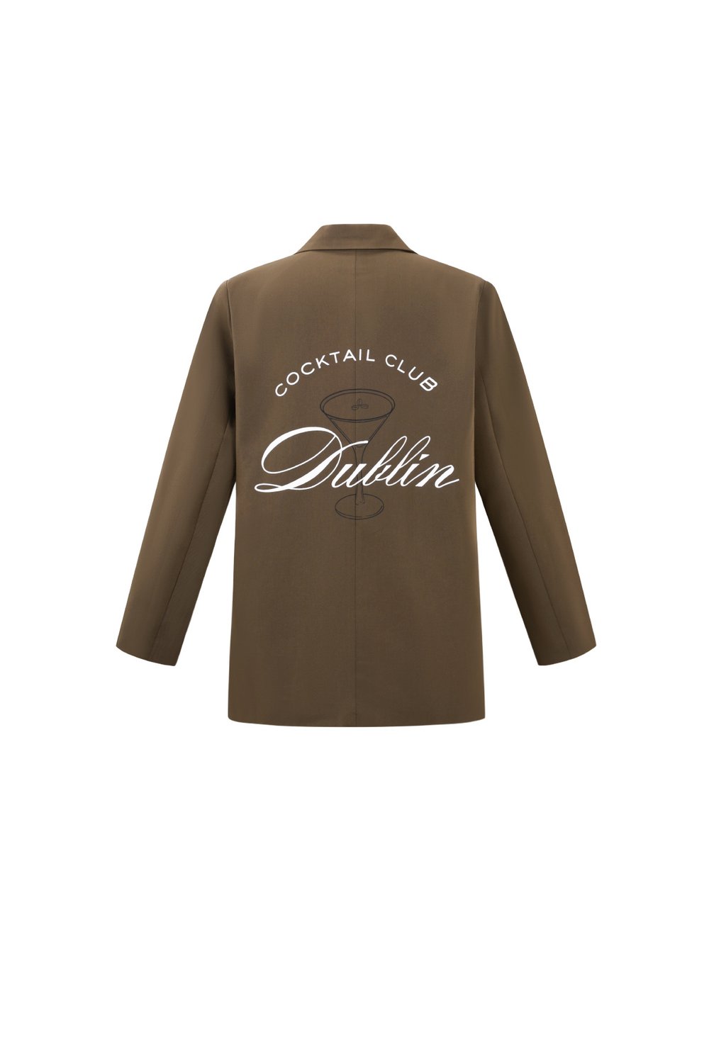 Woven Polyester Fiber Women's Suit Jacket Elegant Letters Picture3