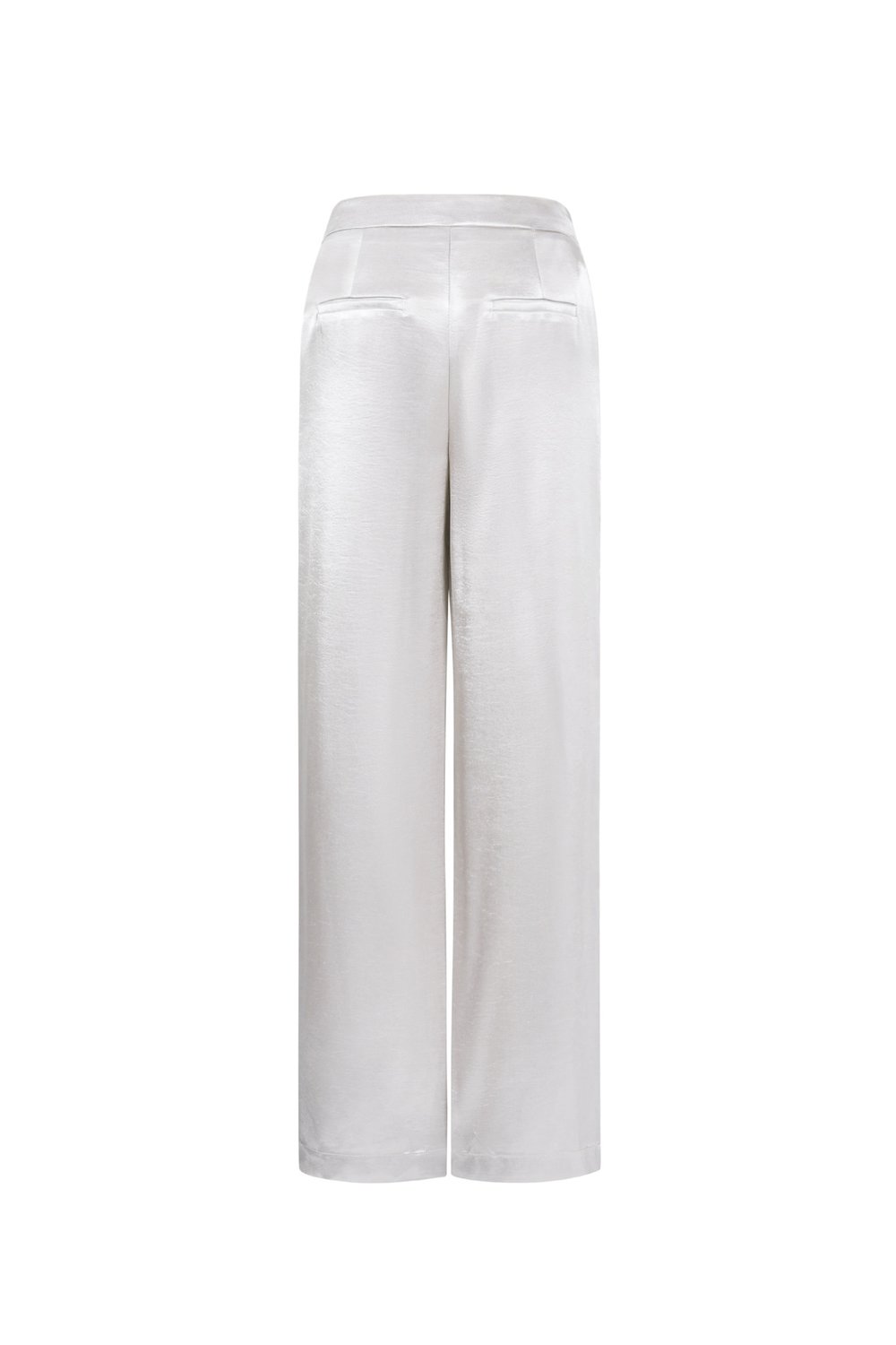 Woven Polyester Fiber Women's Straight Pants Casual Solid Color Fall/Winter h5Picture3