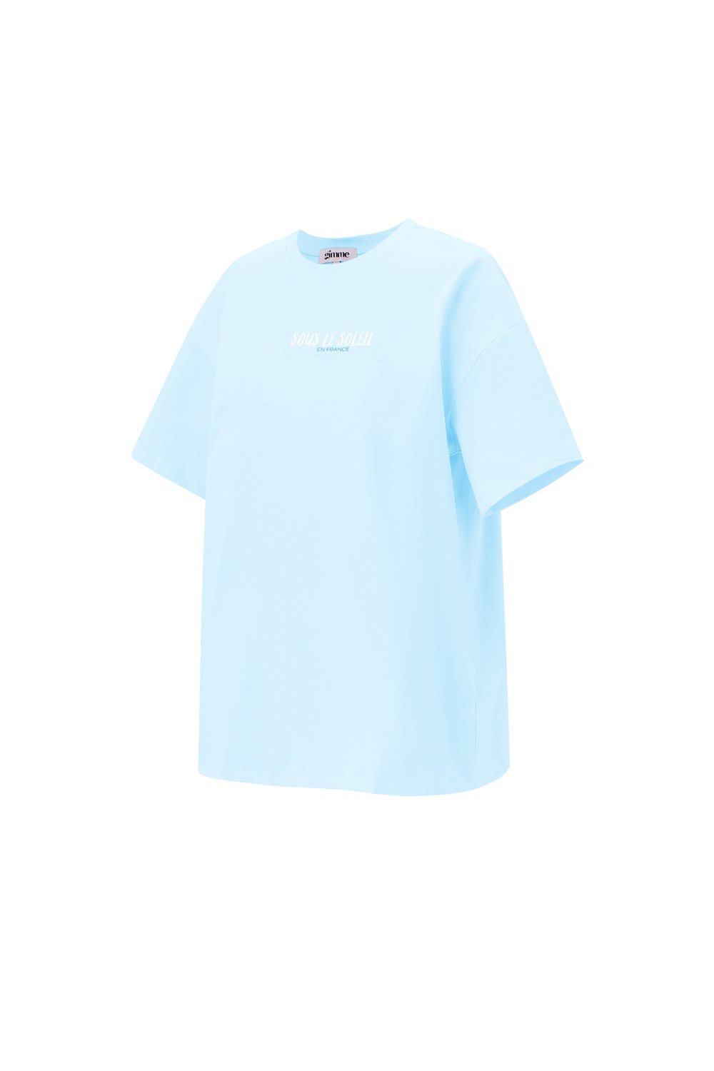 Coton Tricoté T-shirt Femme Casual Lettres h5Image2