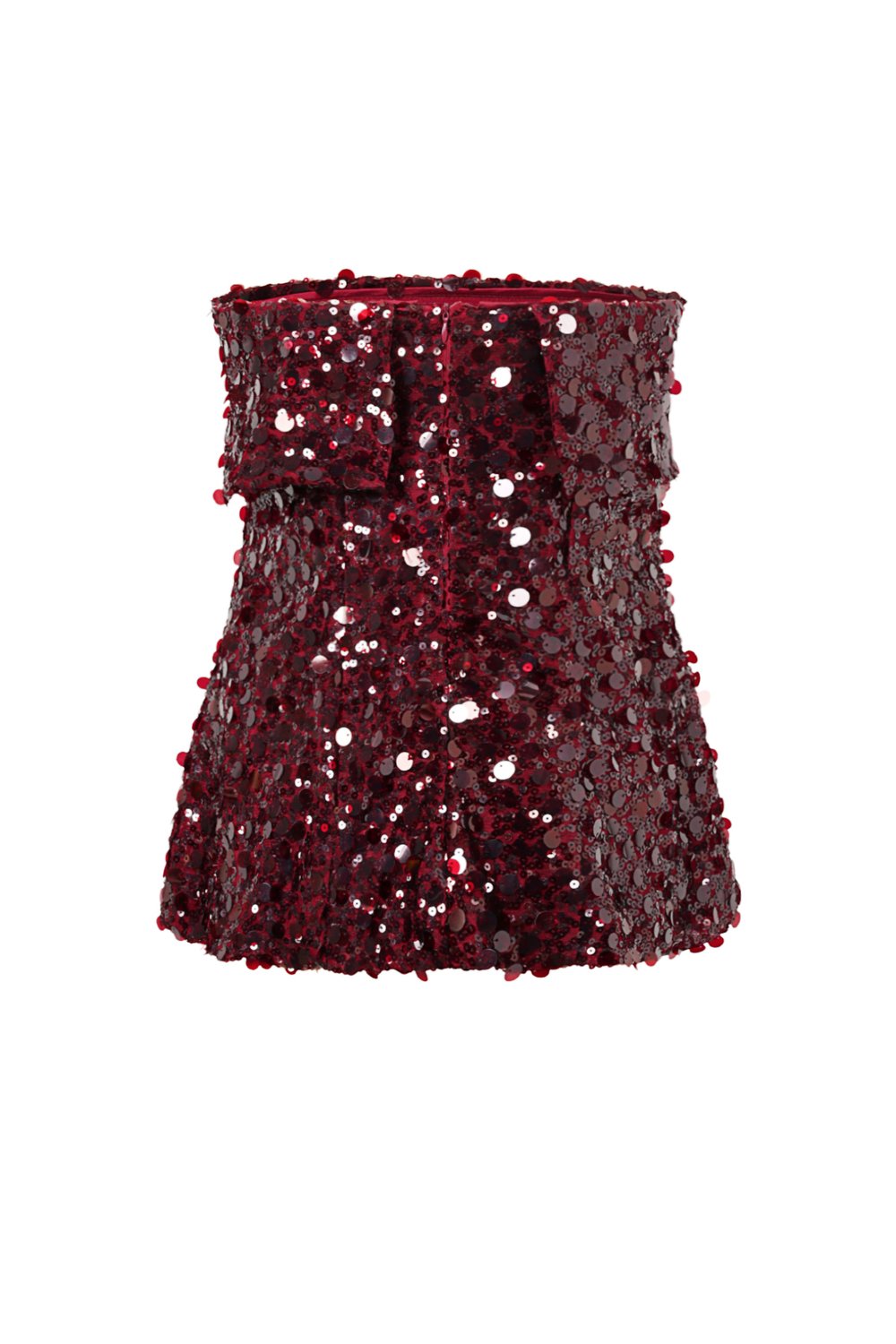 Fibra di poliestere (poliestere) Top senza maniche Paillettes Eleganti Tutti i vestiti adatti h5Immagine3