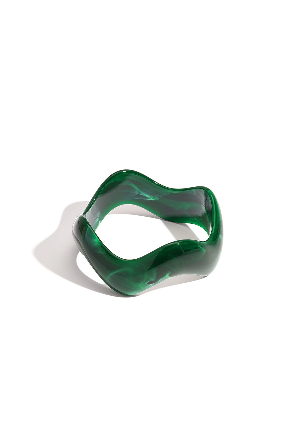 Braccialetti in acrilico di forma irregolare, casual, quotidiani, semplici, gioielli da donna h5Immagine3