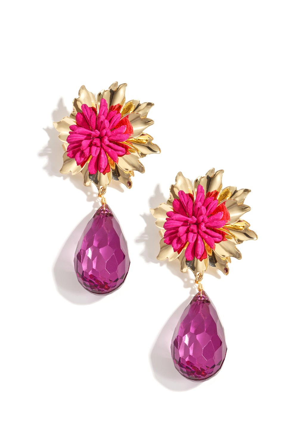 Drop Earrings Flower Vacation Gathering/Party Luxurious Series Women's jewelry