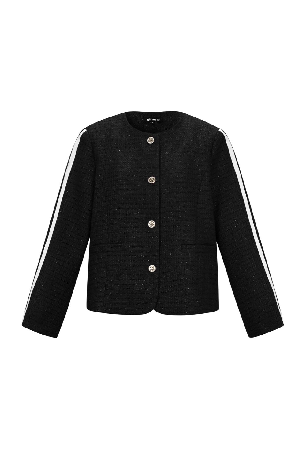 Woven Polyester Fiber Women's Jacket Elegant Plaid Fall/Winter h5Picture11