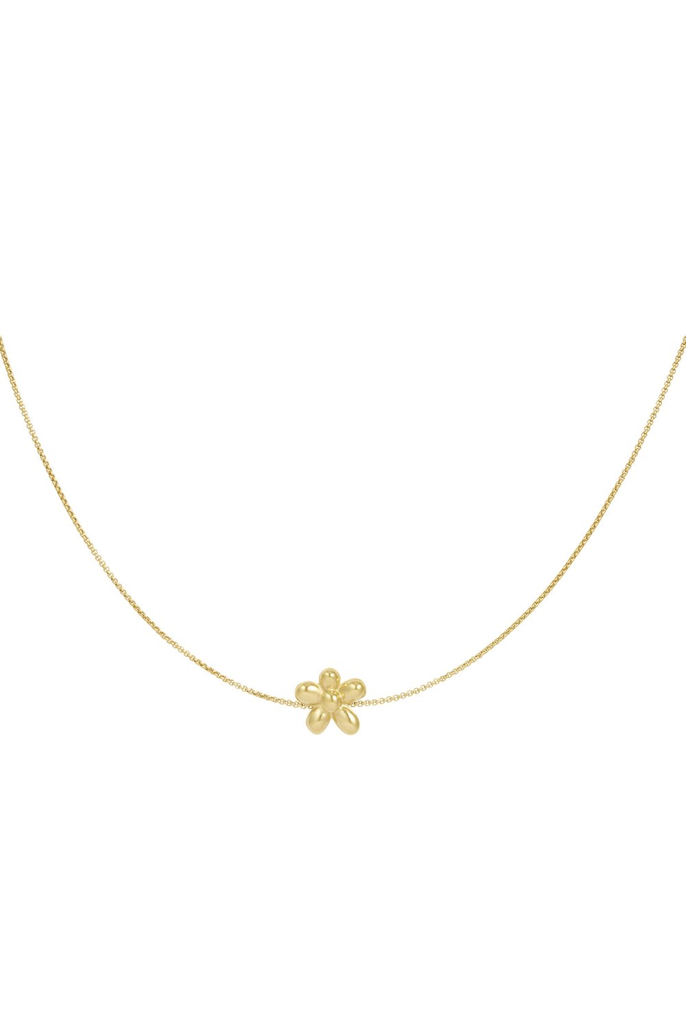 collana con fiori gonfi 