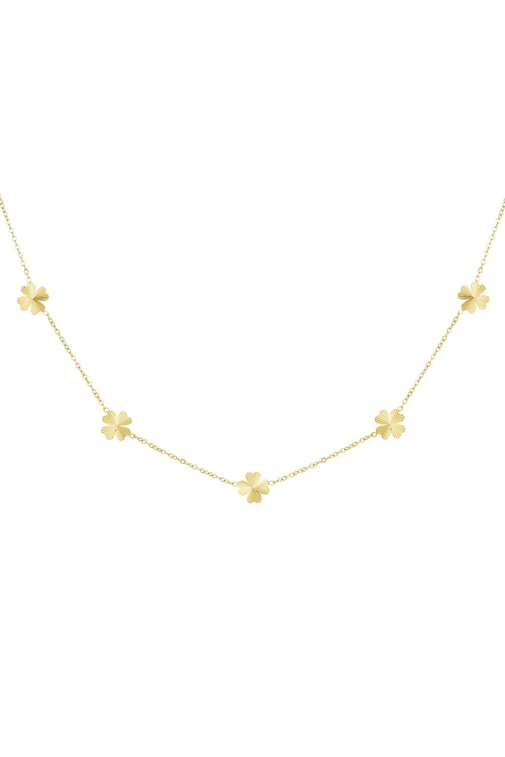 yapraklı şans kolyesi