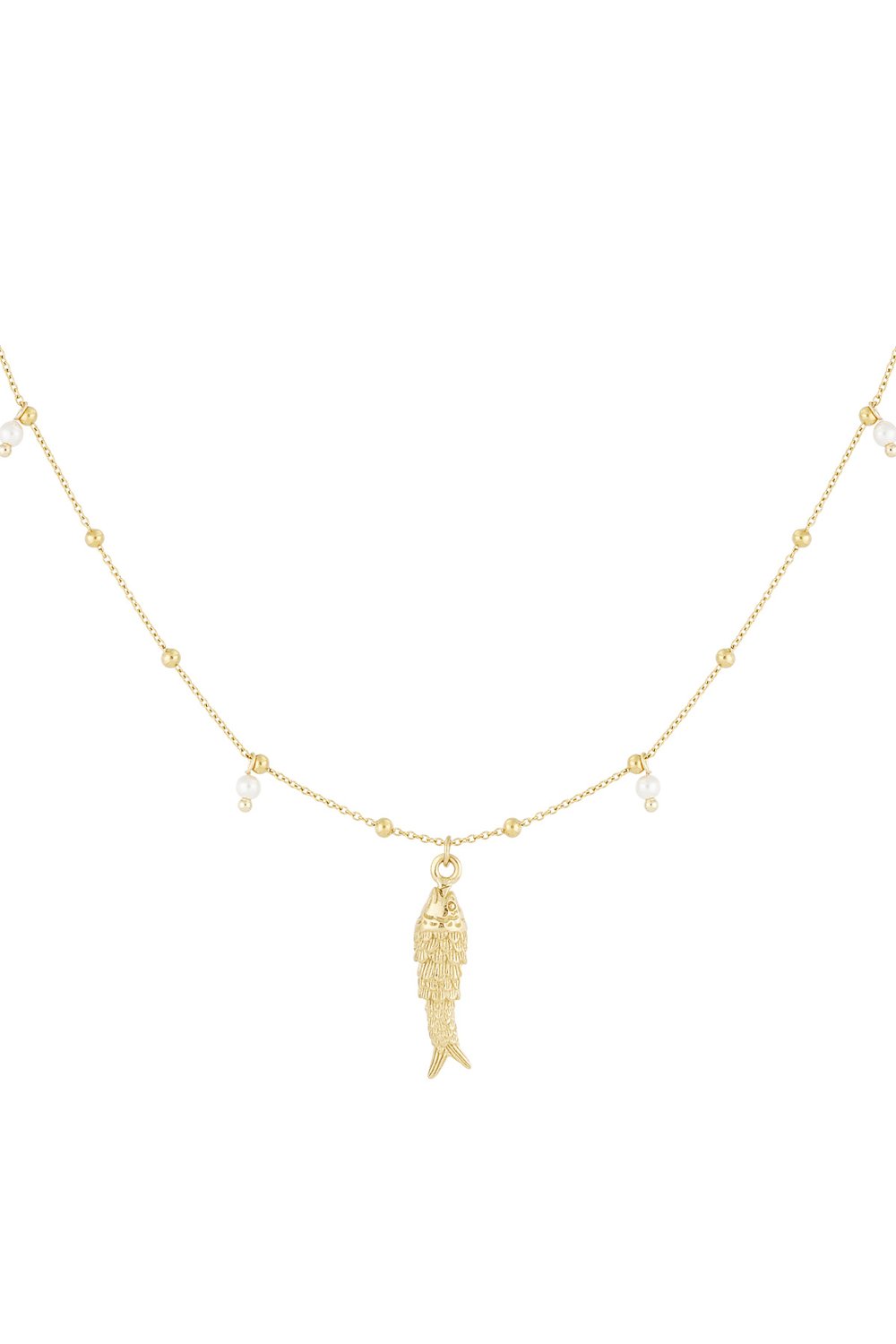 collier basique avec poisson