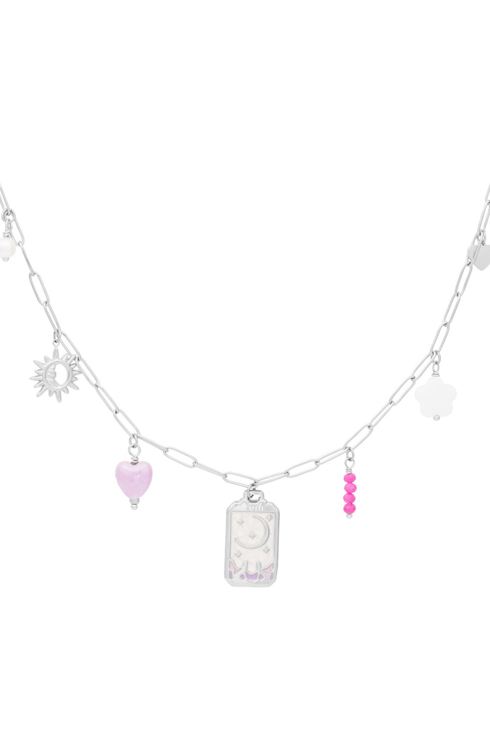 collier pendentif petite lune