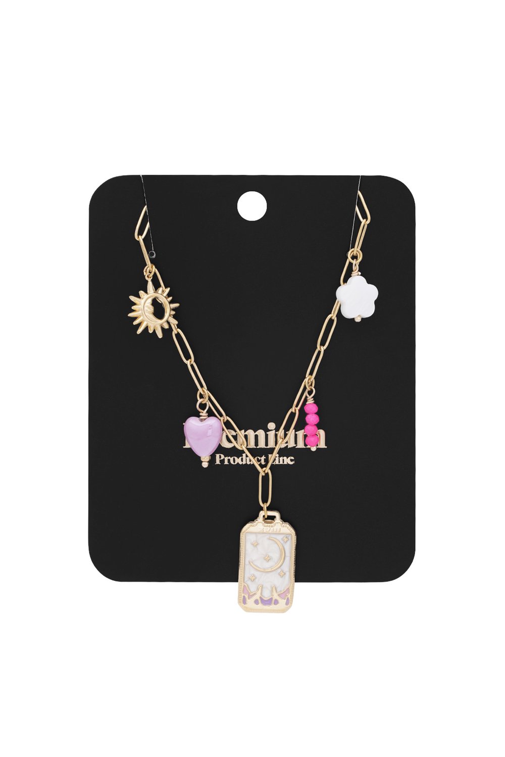 collier pendentif petite lune h5Image3