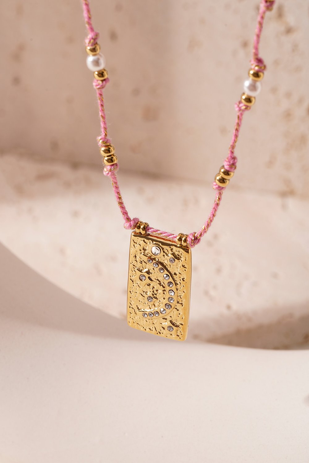 Collier Moony - Couleur orange et or h5Image8