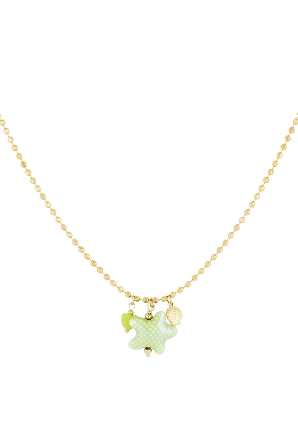 beachside necklace - green & 