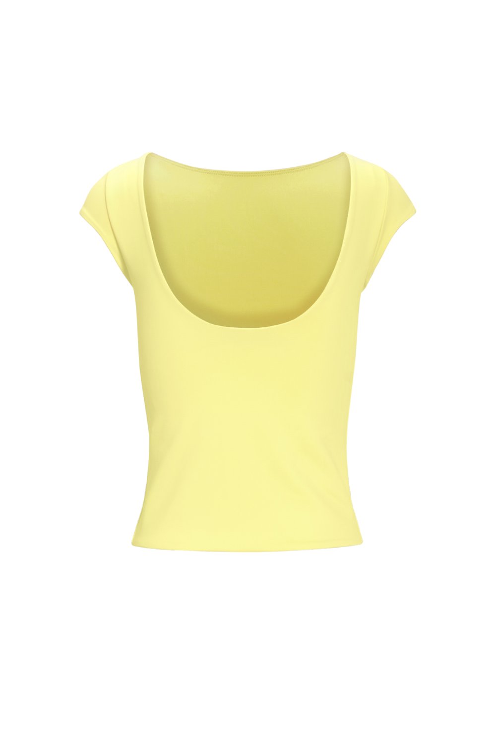 Nylon Gestricktes Damen-T-Shirt Basis Einfarbig Frühling/Sommer h5Bild3