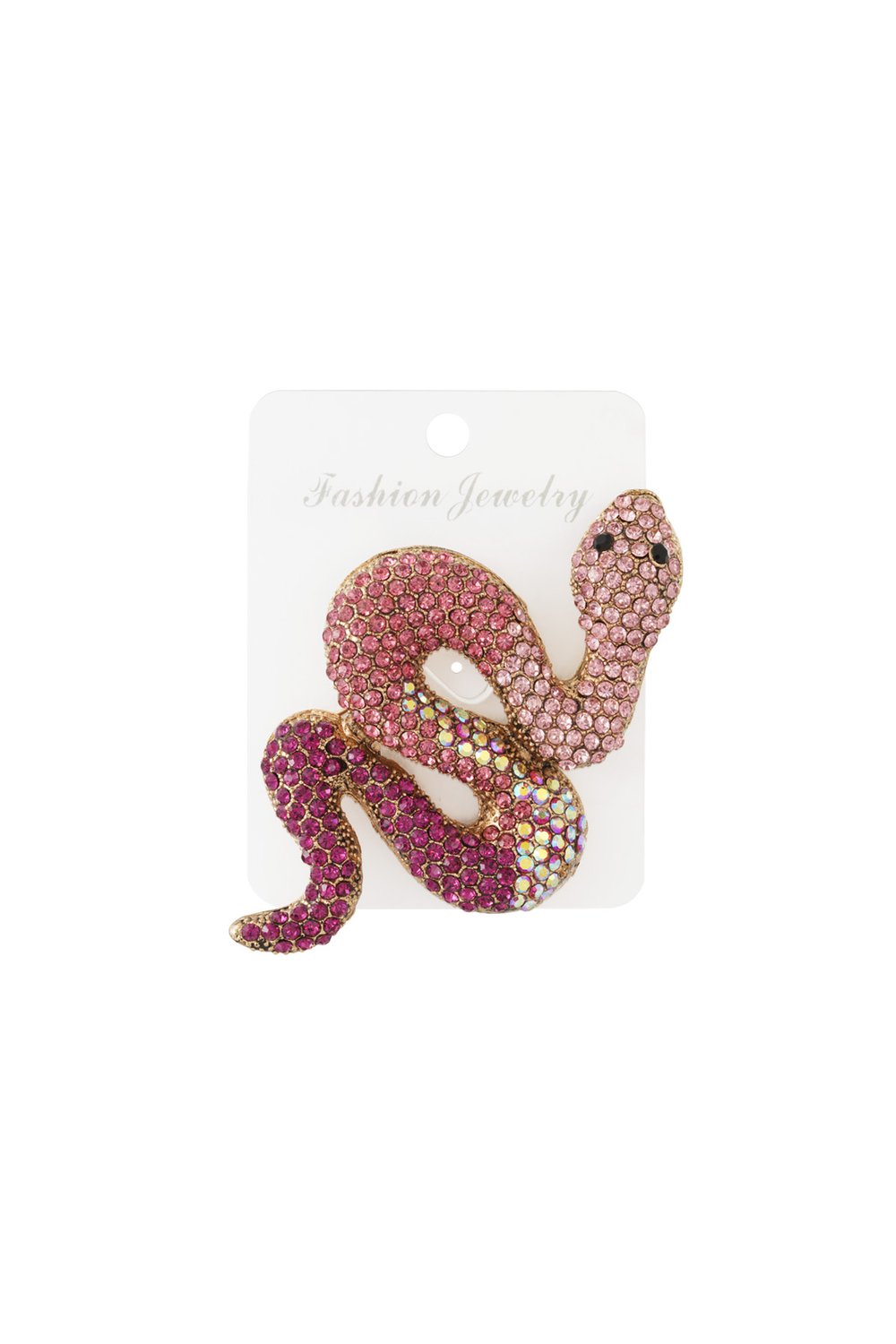 Snake Brooch - Pink & Purple Picture8
