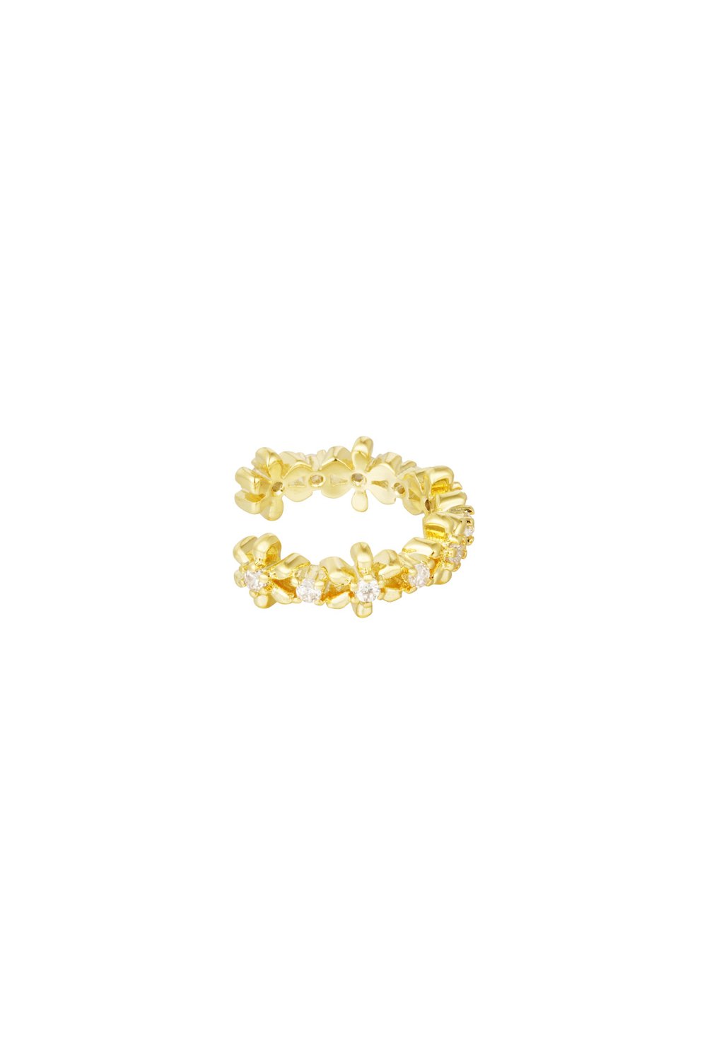 earcuff floral shine 