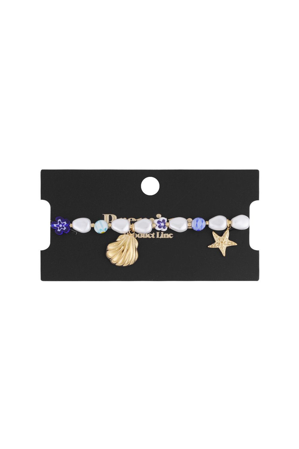 Pulsera extra sea life – Color oro azul h5Imagen3