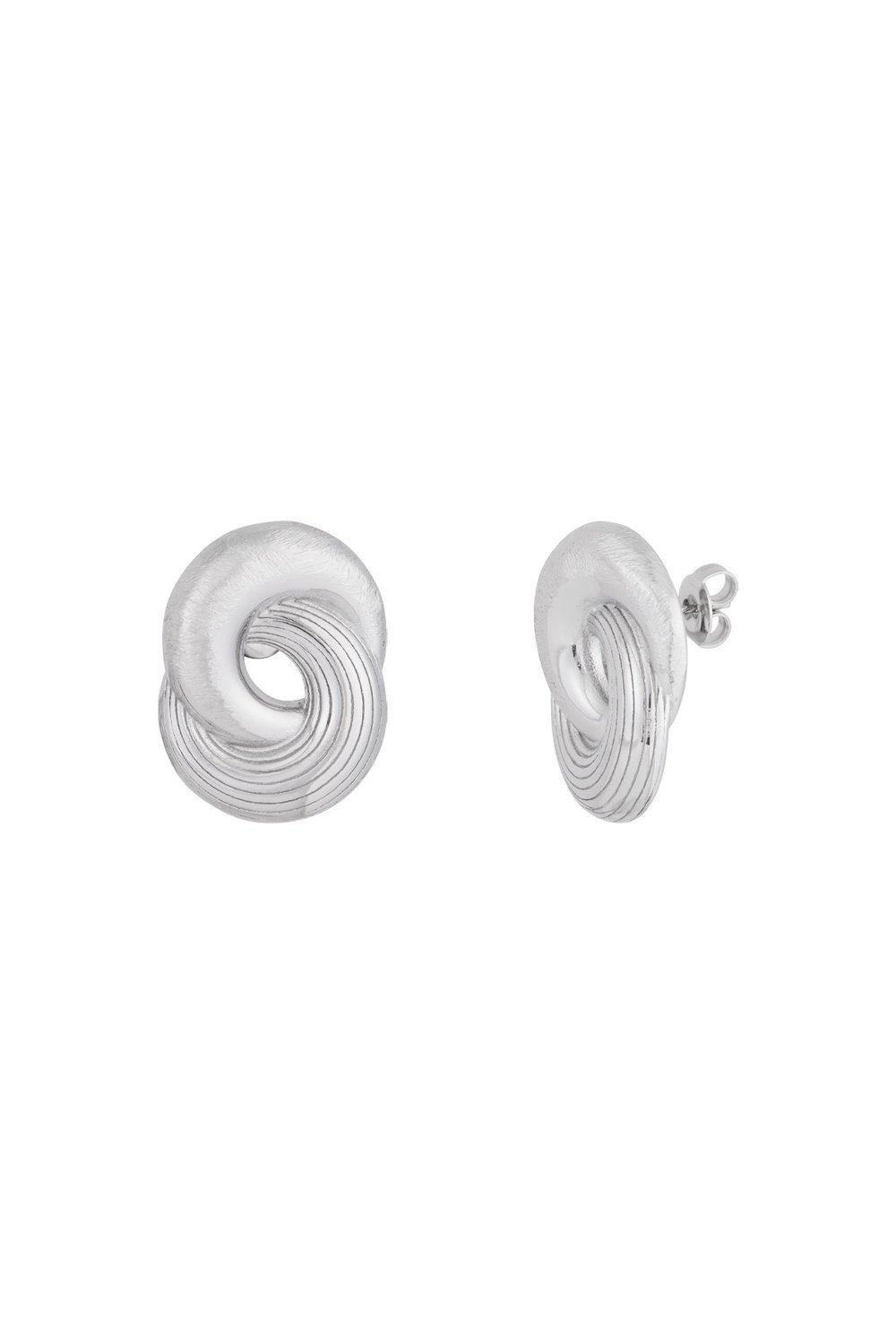 infinity twist earrings