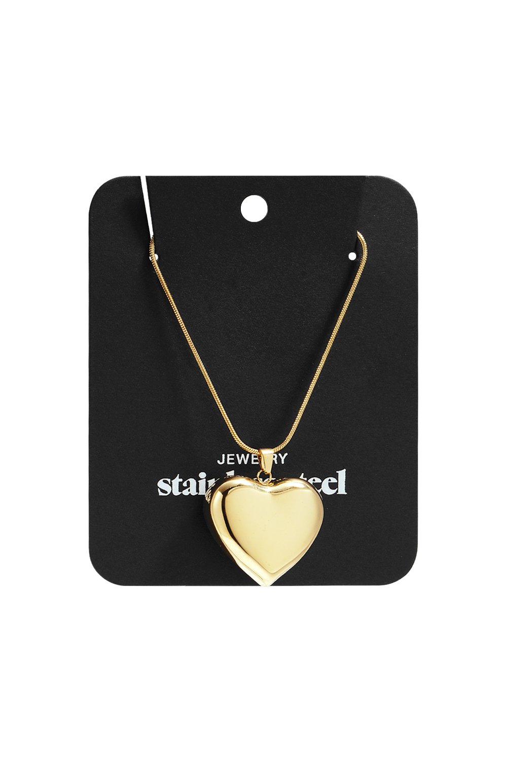 Stainless Steel Long Necklaces Heart Casual Daily Simple Series Women's jewelry h5Picture3