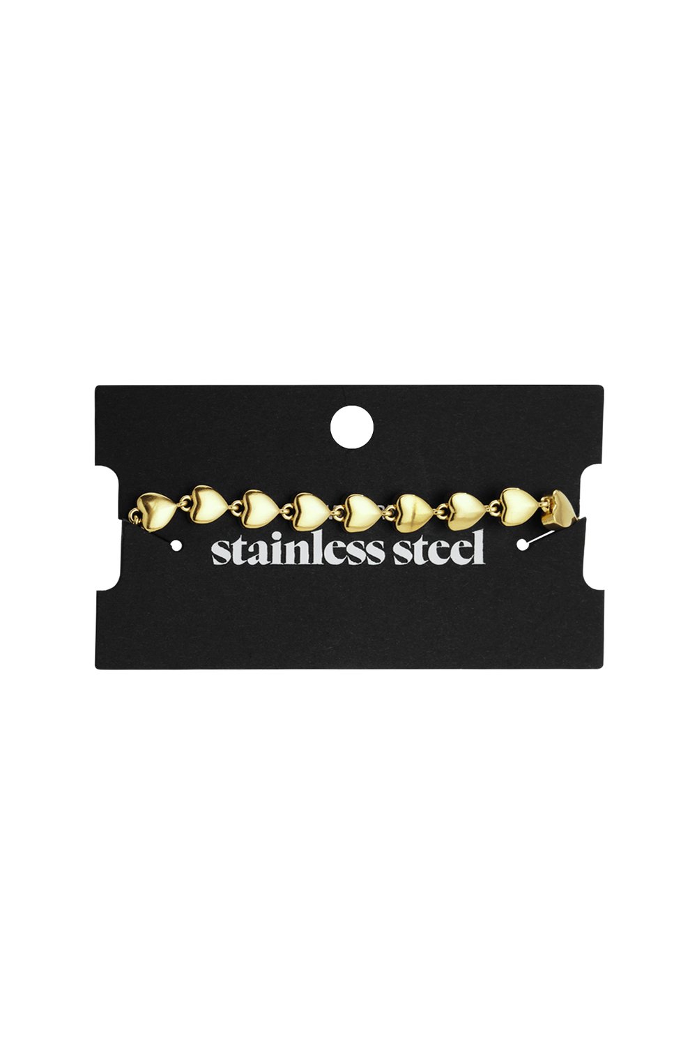 Stainless Steel Chain Bracelets Heart Simple Daily Simple Series Women's jewelry h5Picture4