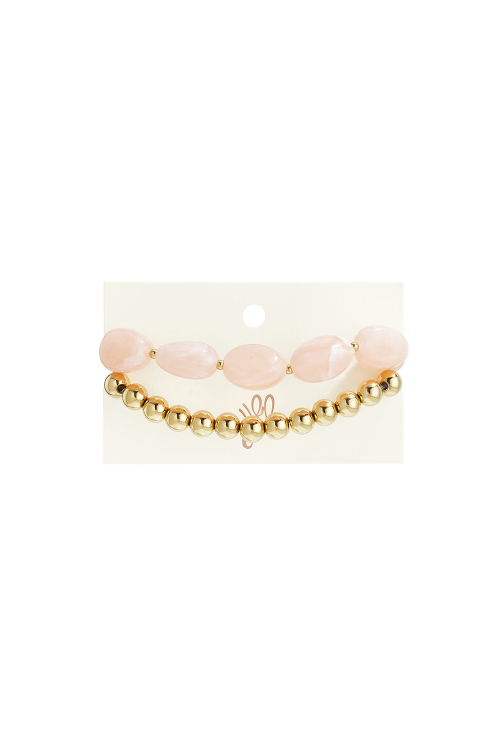 Braccialetti con perline in acciaio inossidabile, perline, casual, quotidiani, semplici, gioielli da donna h5Immagine3