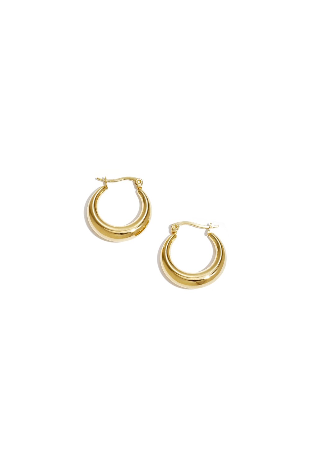 Arched Stainless Steel Earrings 