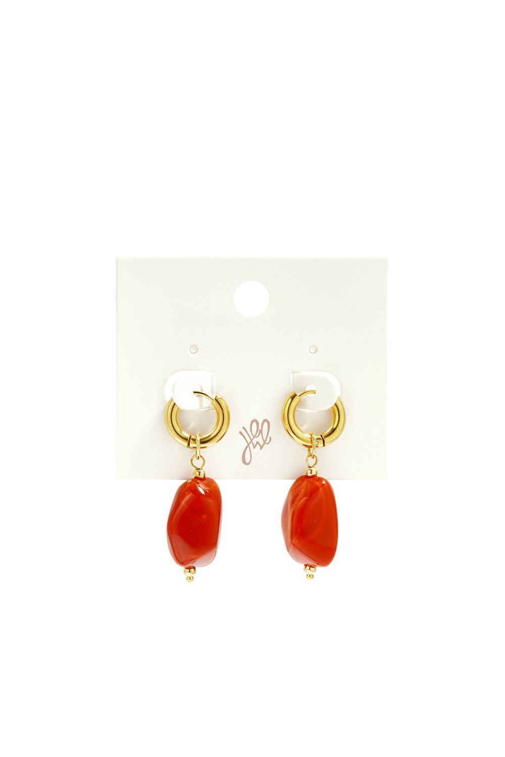 Resin Drop Earrings irregular shape Casual Daily Simple Series Women's jewelry h5Picture5