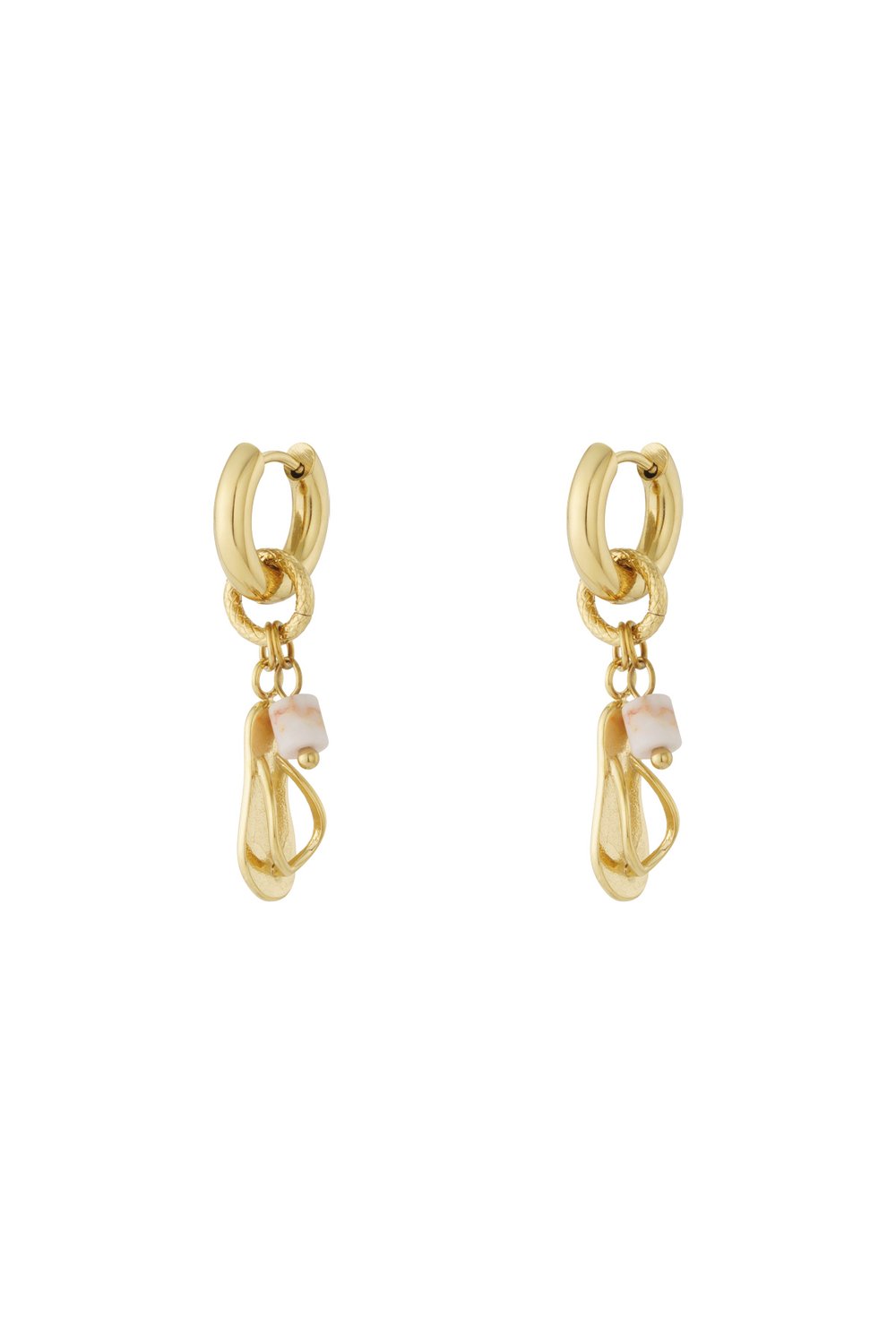 Flip Flops earrings with bead