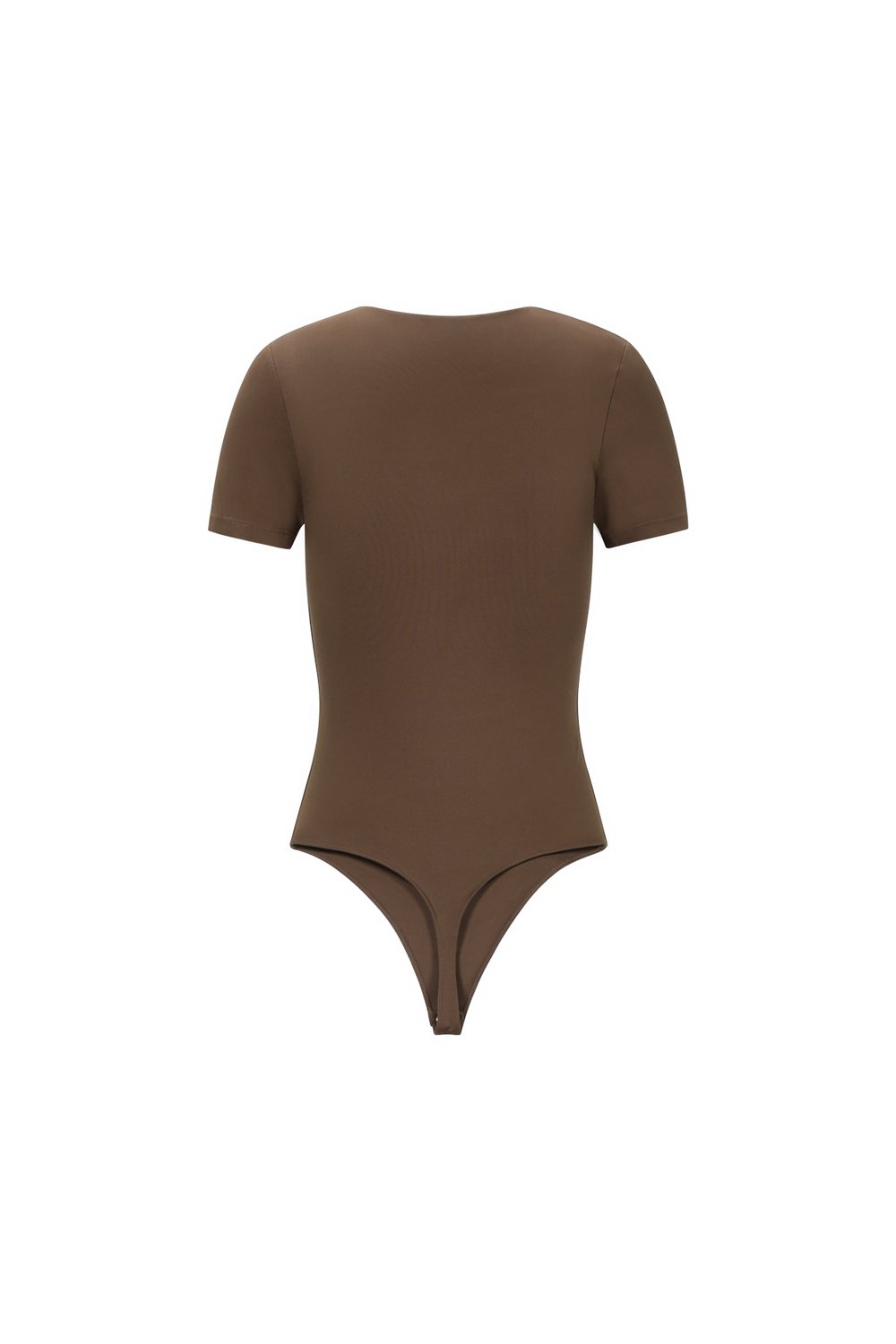 Örme Nikel Şekillendirici Bodysuit Temel Tek Renk İlkbahar/Yaz Resim2