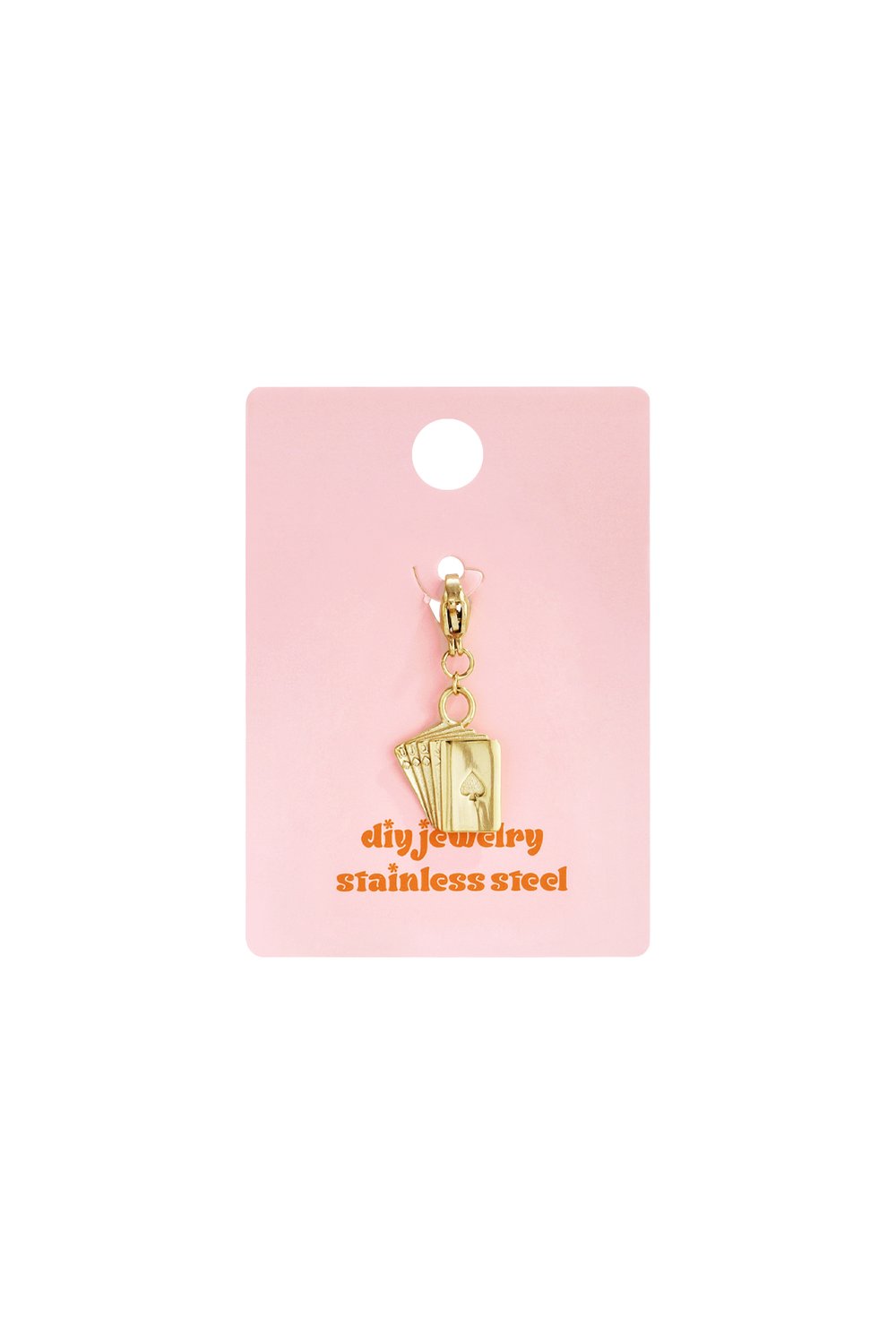 Stainless Steel Jewelry Charms Poker Casual Daily Simple Series Women's jewelry h5Picture3