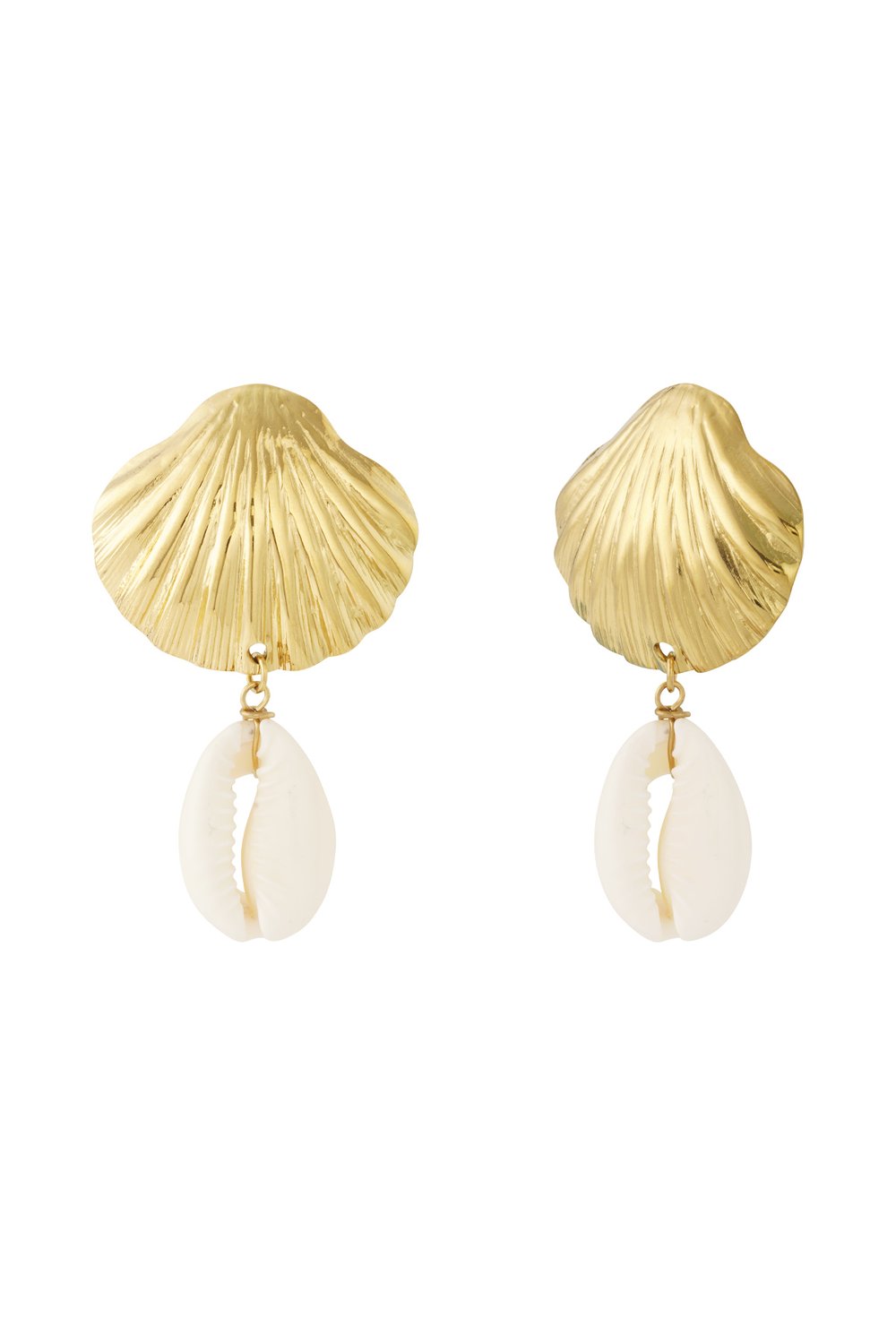 Shell and Shell Earring 