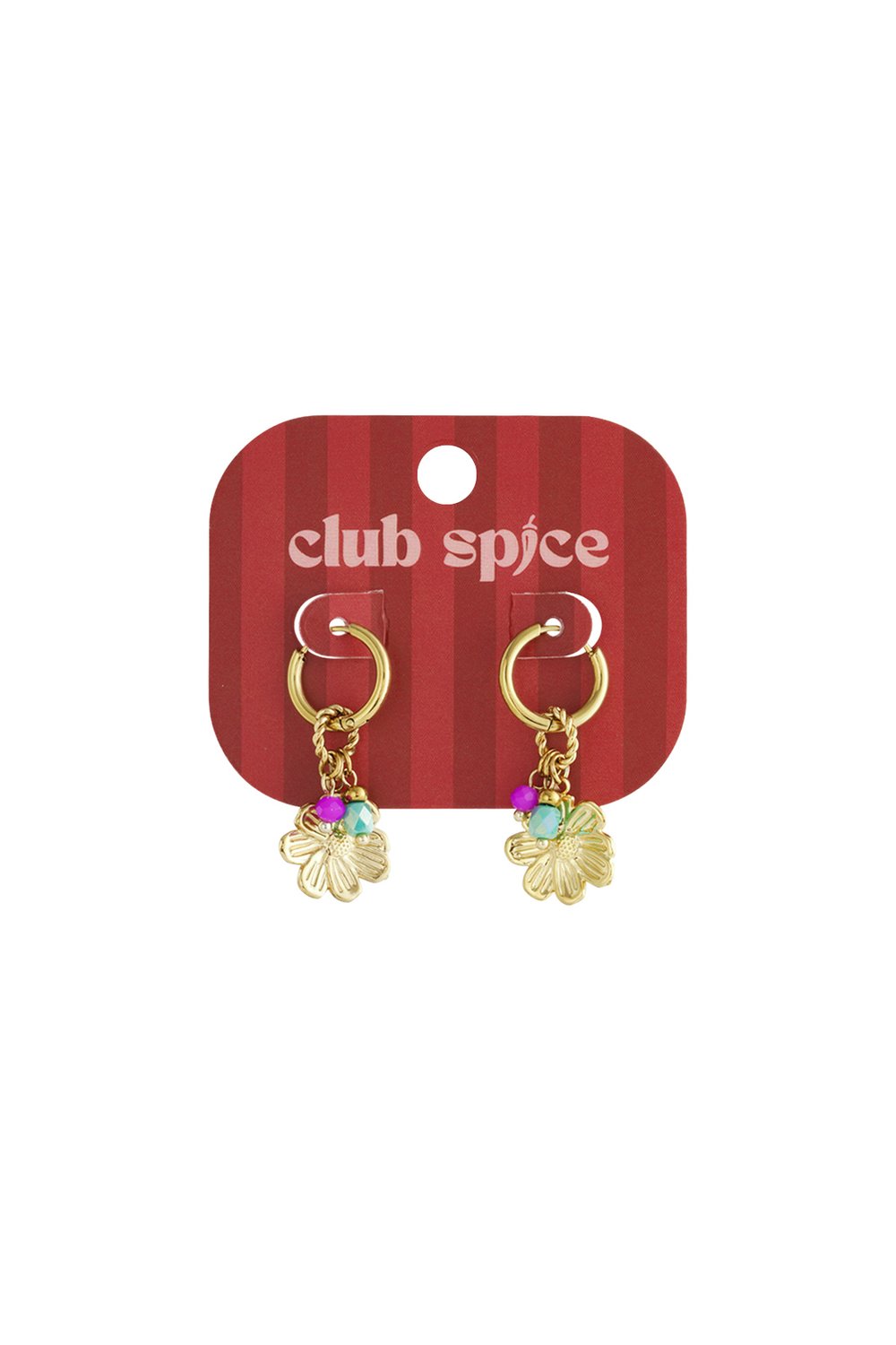 Flower Happy Charm earrings h5Picture5