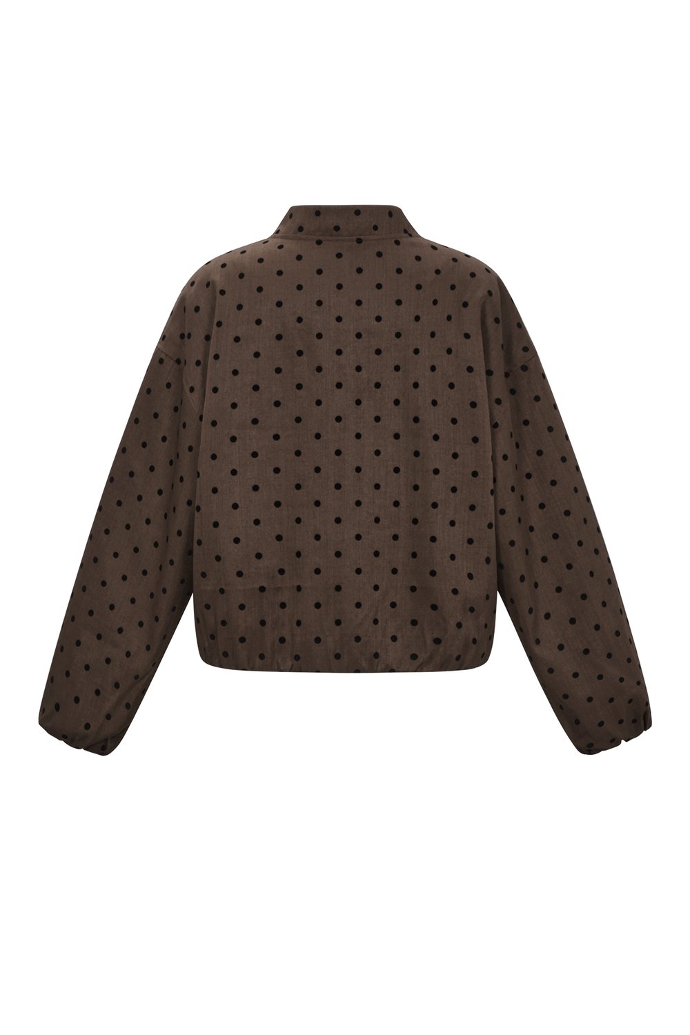 Geweven Polyestervezel Vrouwen Jas Casual Puntjes Afbeelding3