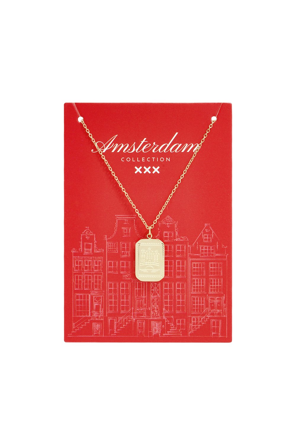 Amsterdam Canal House Stainless Steel Necklace h5Picture6