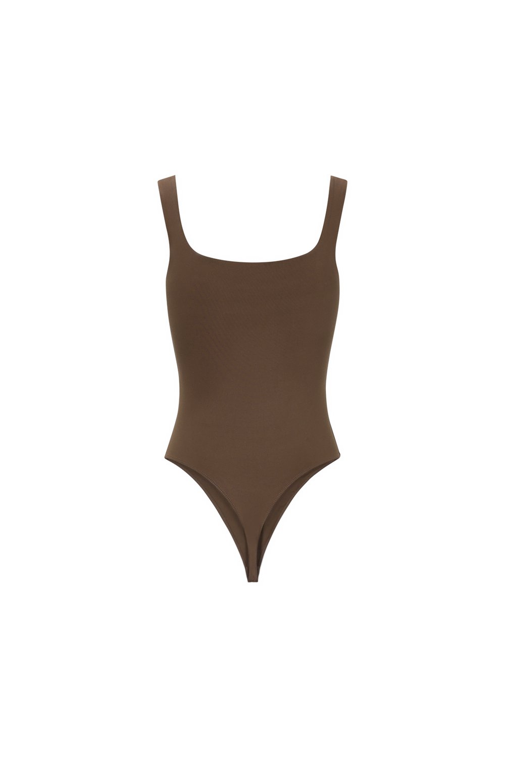 Örgü Nikel Şekillendirici Bodysuit Temel Tek Renk Resim2