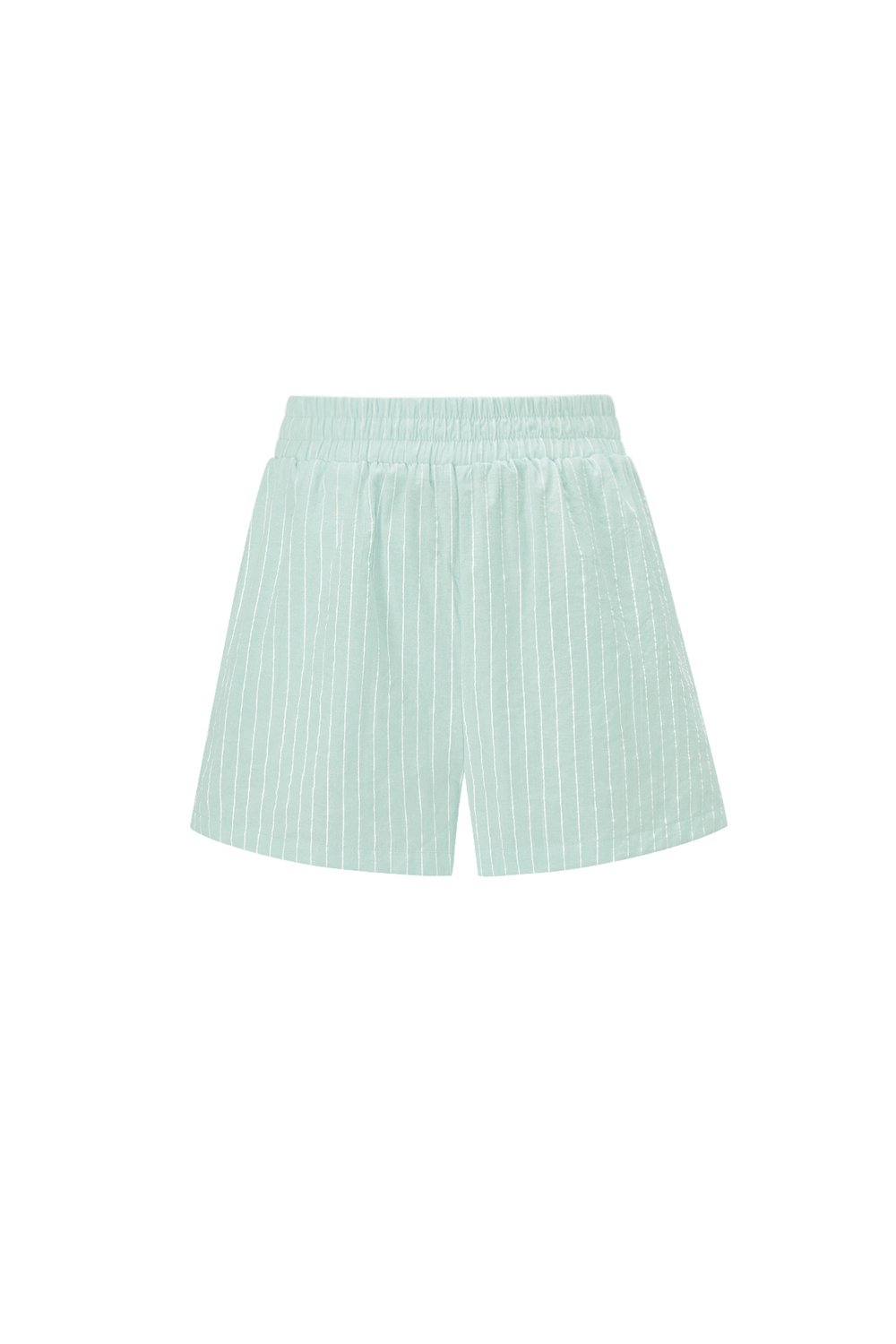 Cotton Woven Women's Shorts Casual Stripes 