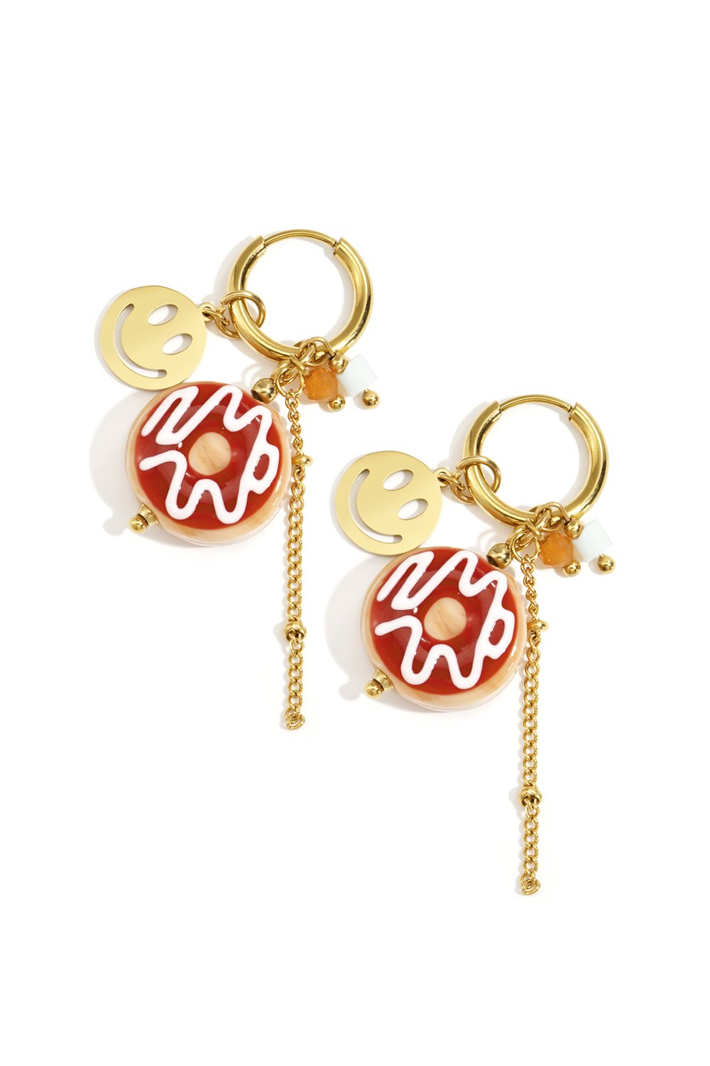 Stainless Steel Drop Earrings food Casual Daily Simple Series Women's jewelry