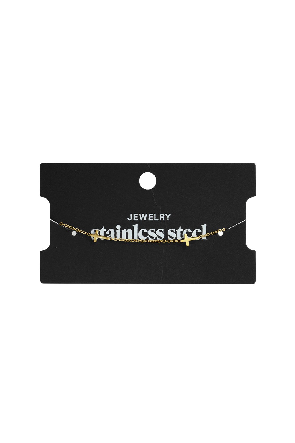 Stainless Steel Chain Bracelets Cross Casual Daily Simple Series Women's jewelry Picture4