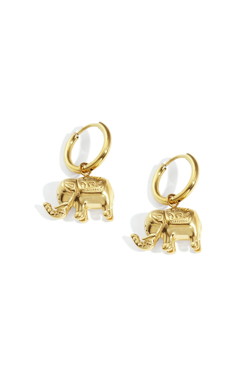 Boucles d'oreilles éléphant 