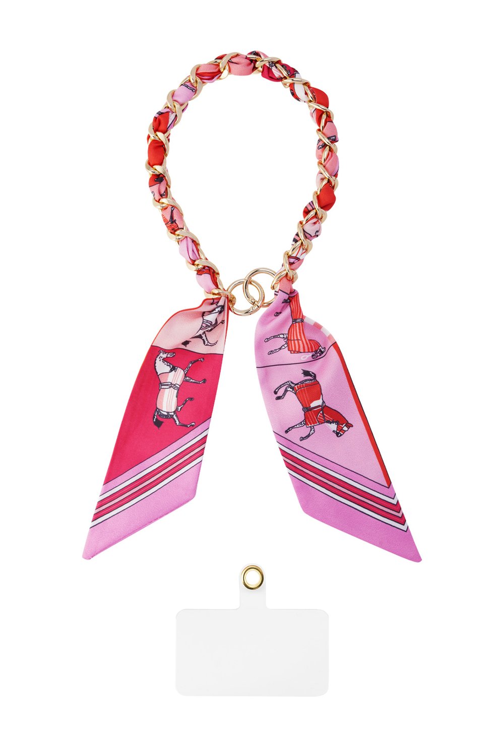 Telephone cord satin luxury - multi 