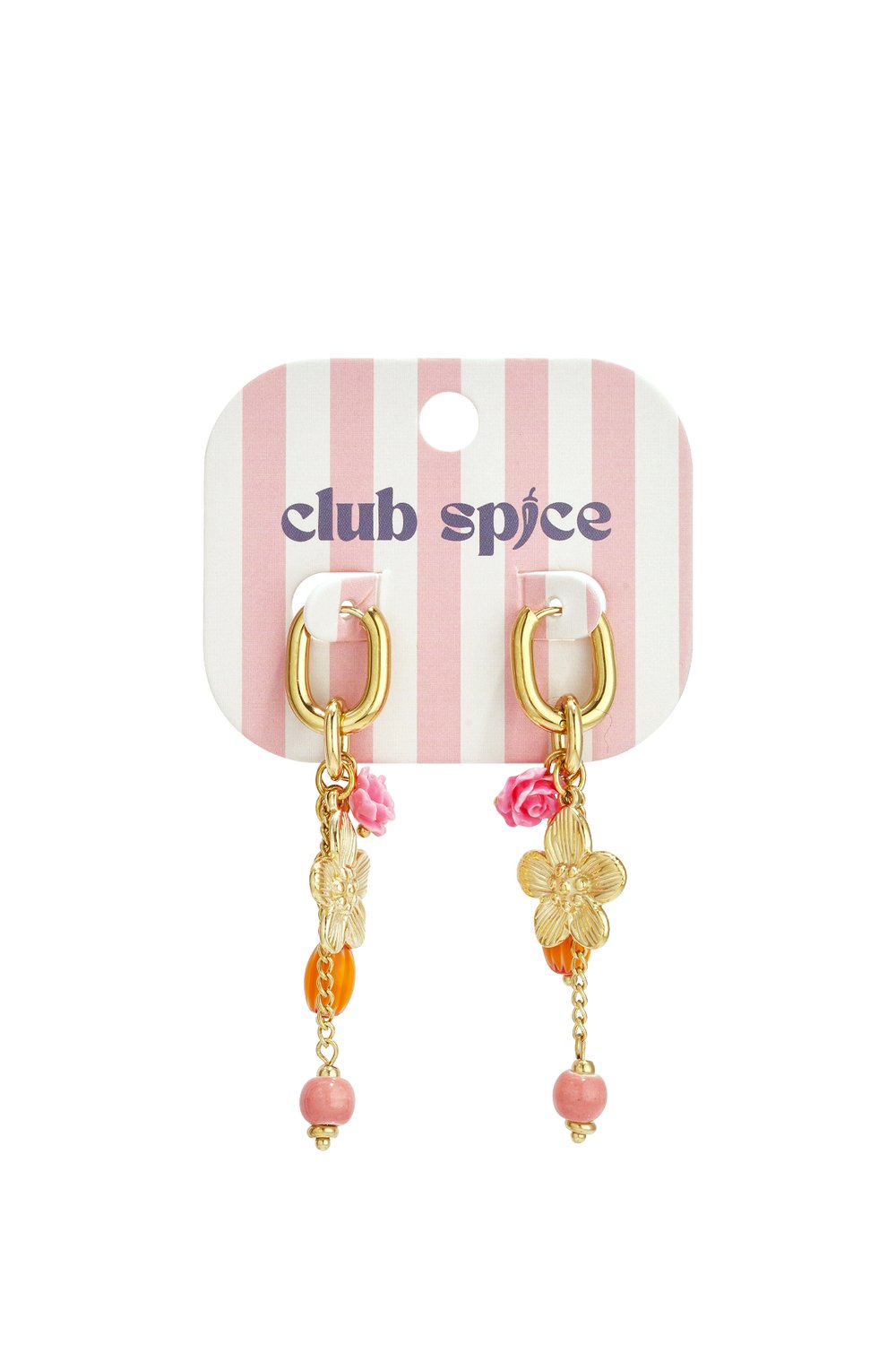 Stainless Steel Dangle Earrings Flower Casual Daily Romantic Series Women's jewelry h5Picture6