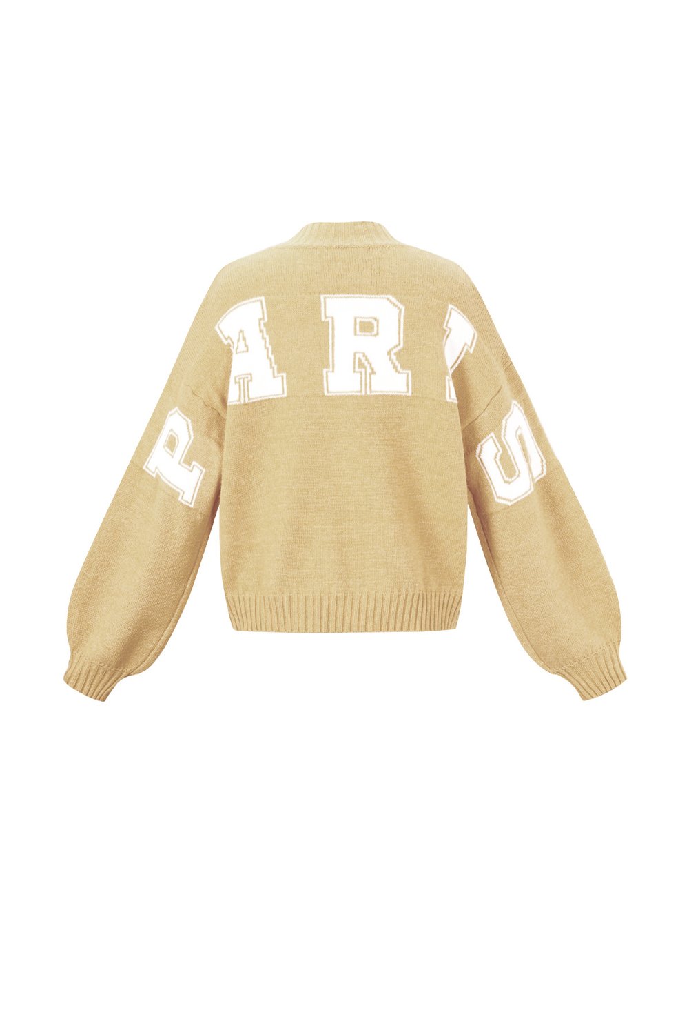 Gestrickte Polyesterfaser Damen Strickpullover Casual Letters h5Bild3