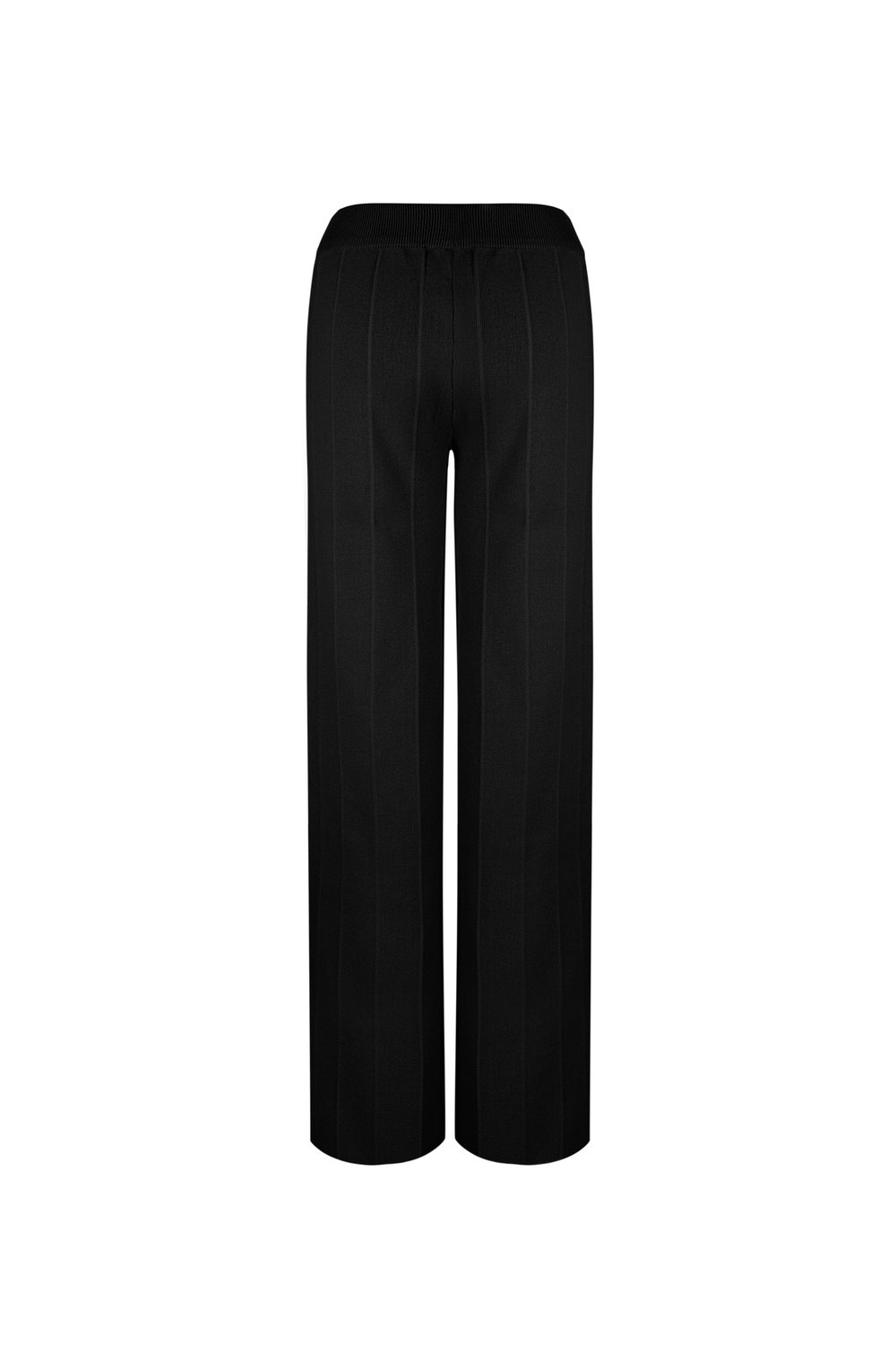Viscose Women's Wide Leg Pants Conservative Solid Color Picture8