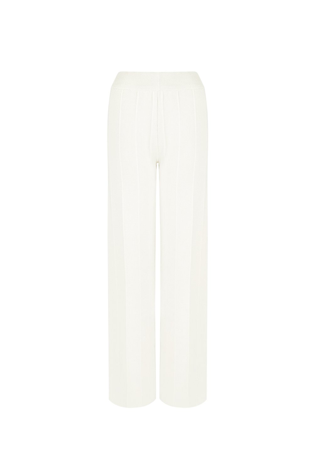 Viscose Women's Wide Leg Pants Conservative Solid Color 