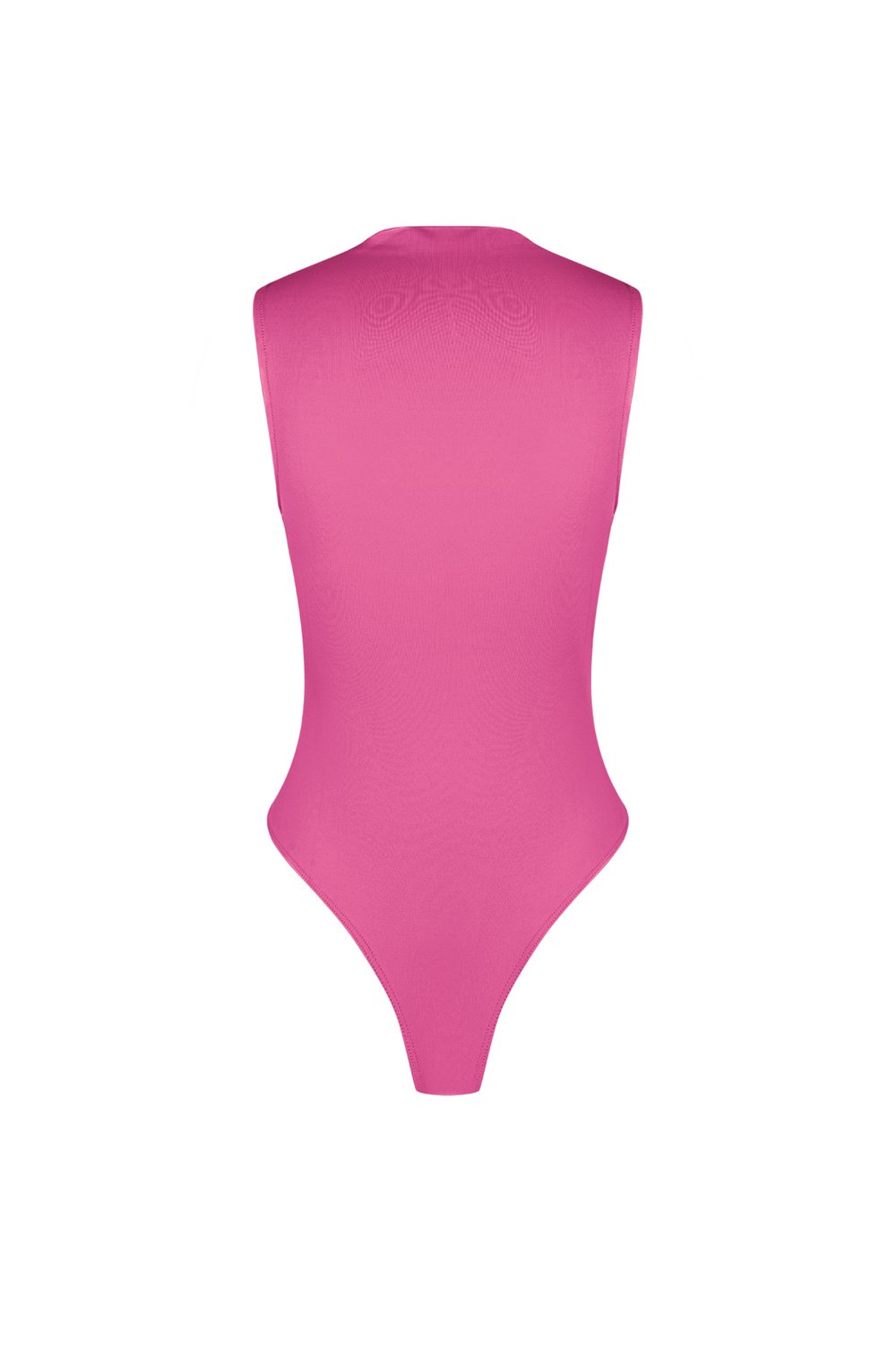 Stretch Knit Women's Bodysuit High Neck Minimalist Design Picture5