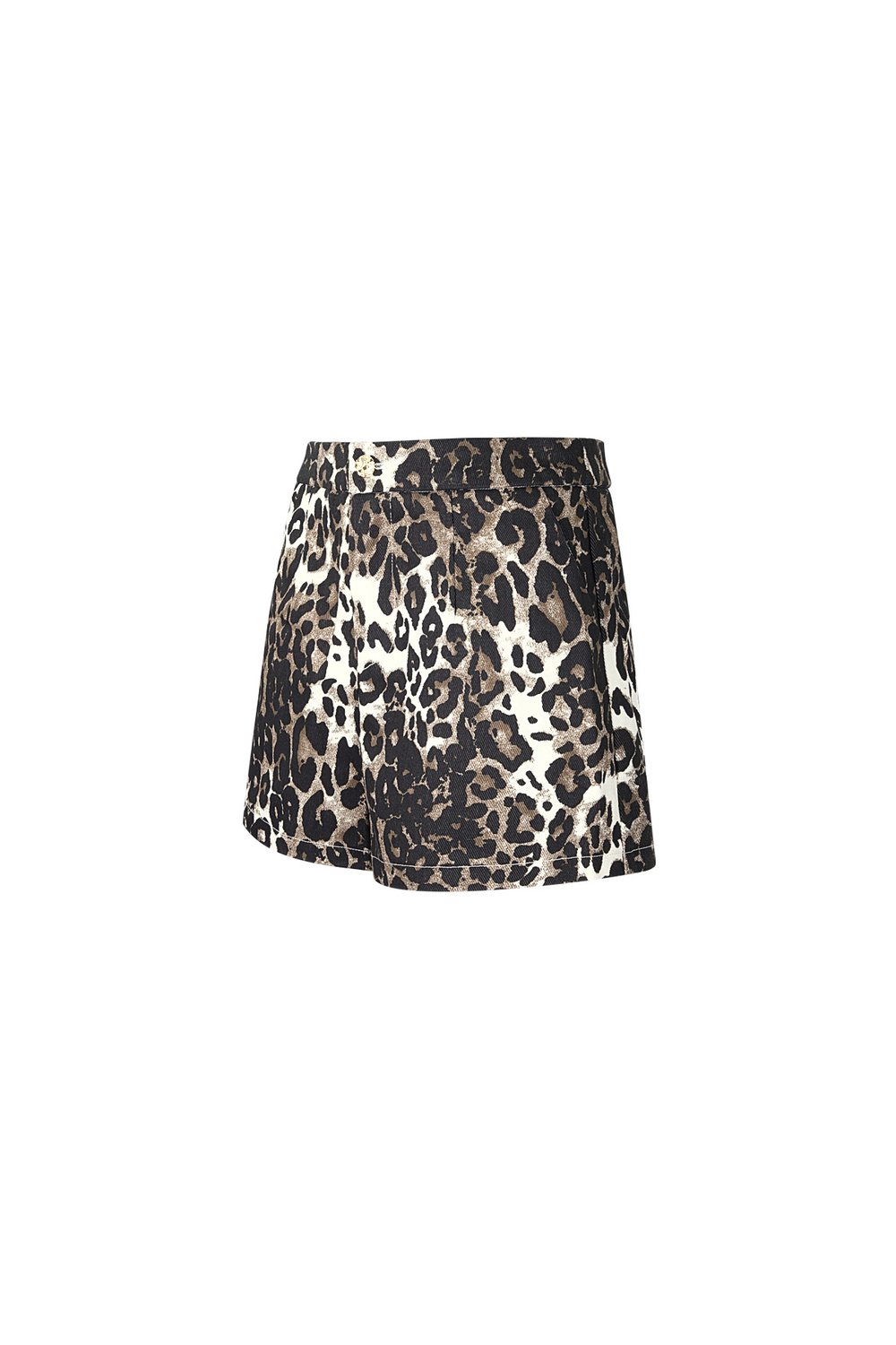Cotton Women's Shorts Leopard Print High Waist Picture5