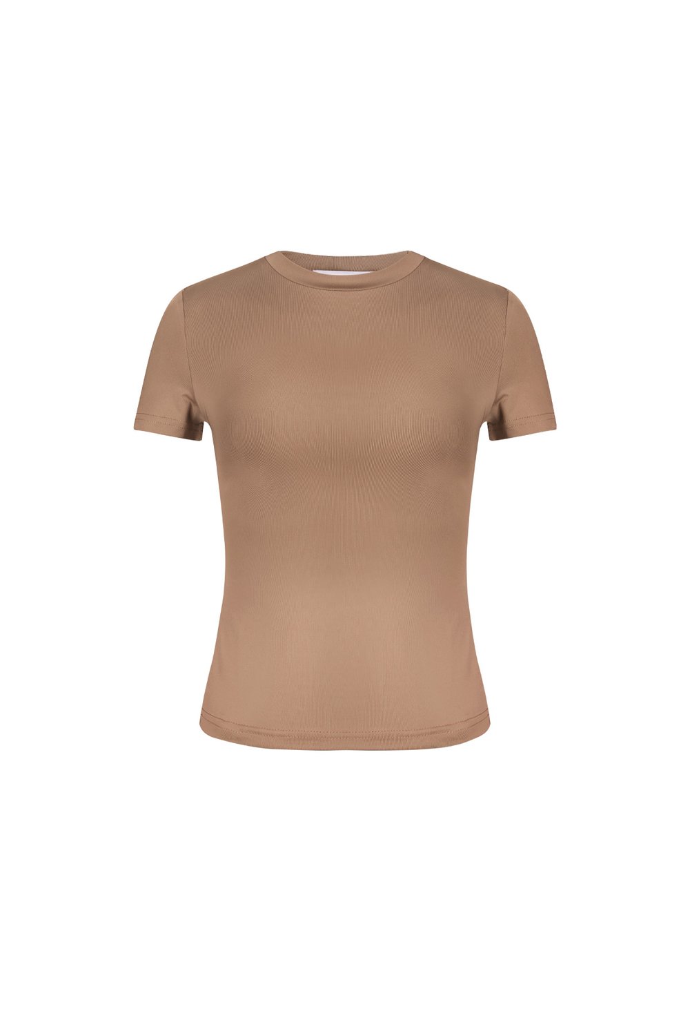 Polyester Women's Short Sleeve Top Fitted Bodycon 